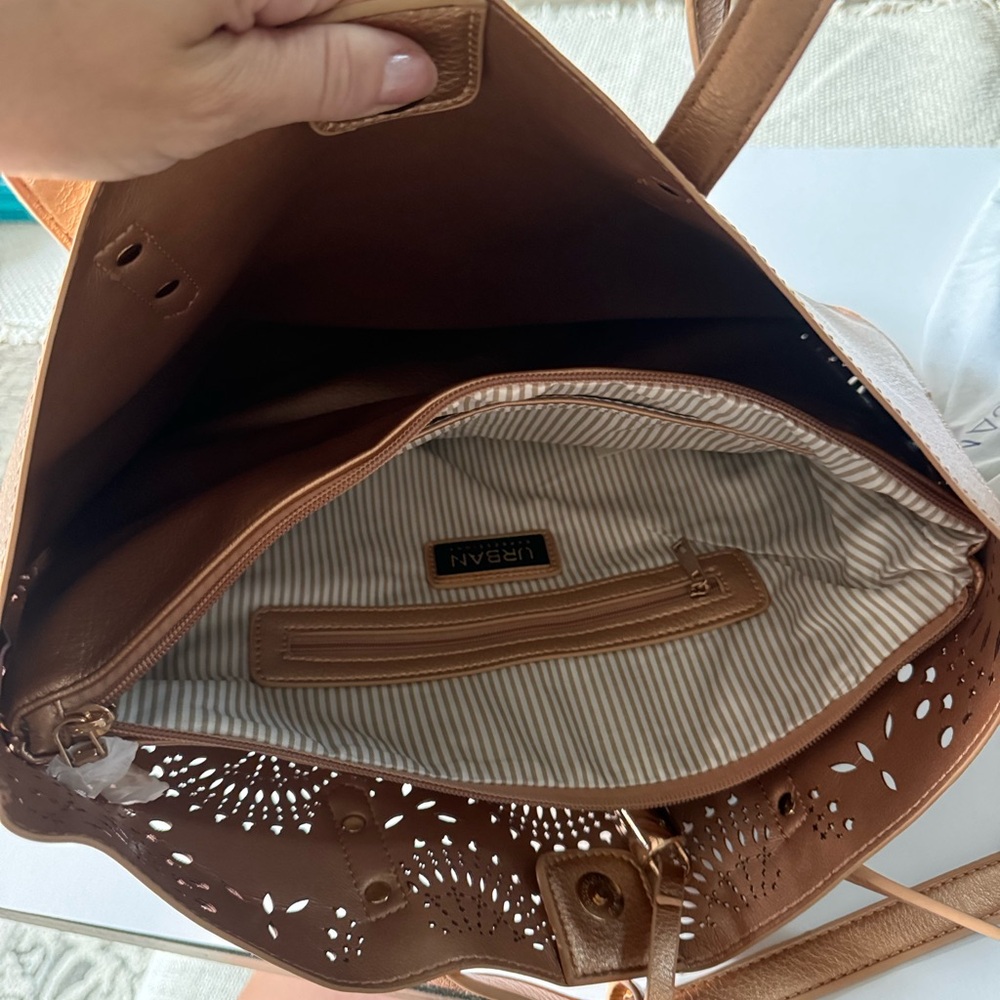 ROSE GOLD TOTE BAG - Picture 3 of 5
